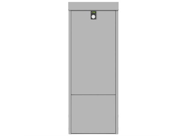 Enoc markskåp 390x207x1035 lackat grå med EBR lås, Godkänt enligt Robusta Nät 
